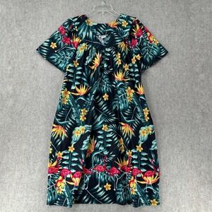 Anthony Richards Tropical‎ Flamingo Pullover Lounge House Patio Dress Comfy XL